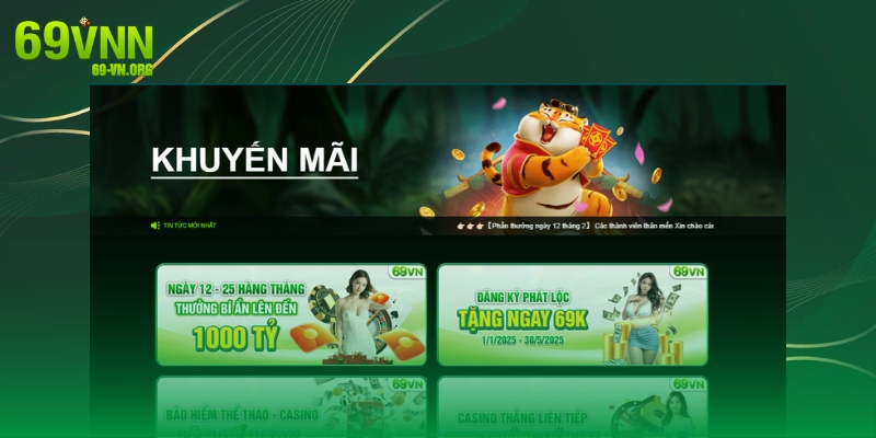 Điều khoản và điều kiện về chính sách khuyến mãi 69VN